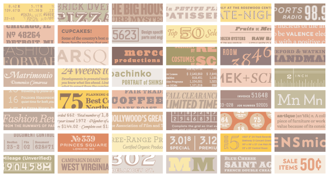 H&FJ; Catalog artwork: digital typefaces, 2009 Design firm: Hoefler & Frere-Jones