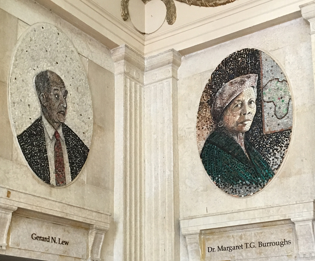 Thomas Miller, “Dr. Margaret T. G. Burroughs,” 1995. DuSable Museum of African American History, Chicago. Photograph: Chris Dingwall.