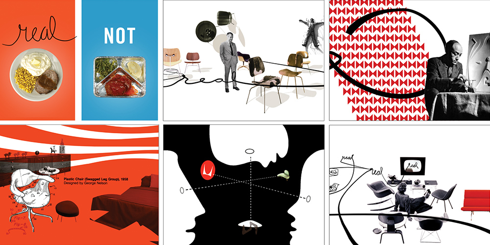 Stills from Herman Miller’s “Get Real” television commercial, courtesy of Imaginary Forces