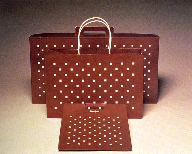 Packaging designs for Neiman Marcus, 1972. Design firm: CARD, New York.