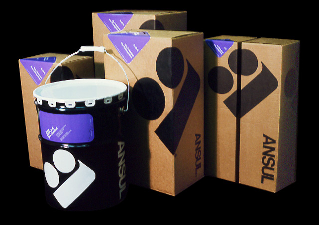 Ansul Company Packaging designed by Robert Vogele
